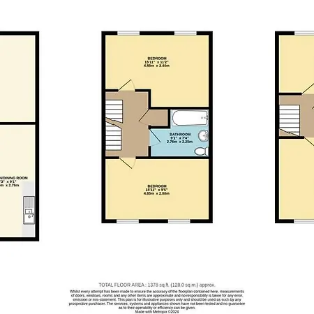 Vakantiehuis Contractor & Family Friendly 4-br House - Leads *