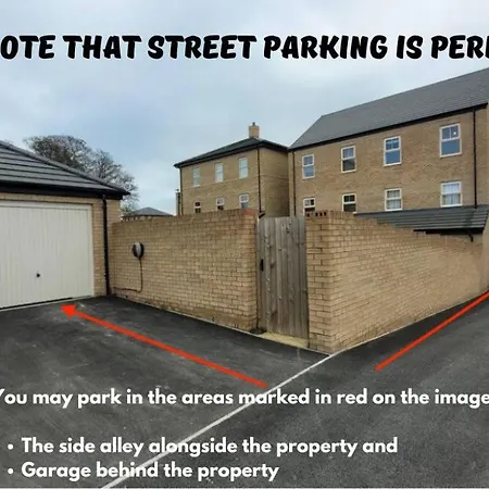 Contractor & Family Friendly 4-br House - Leads Vakantiehuis Leeds (West Yorkshire)